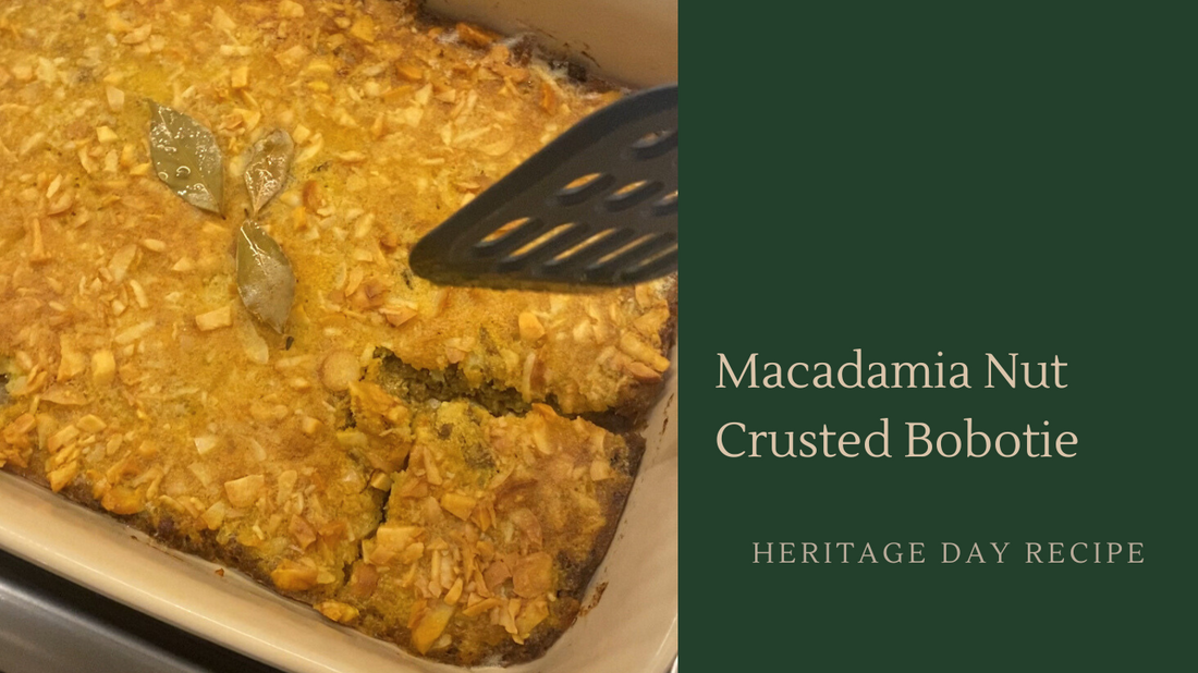 Macadamia Nut Crusted Bobotie